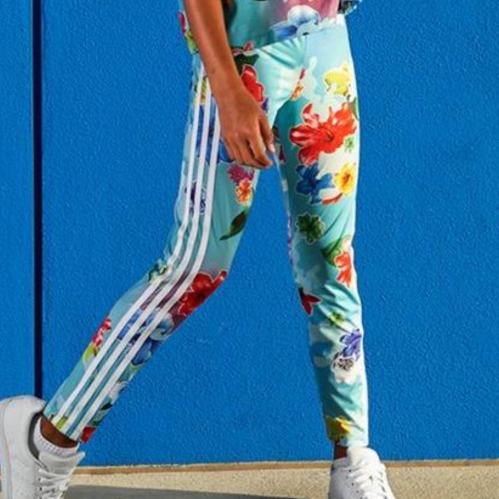 Adidas Kids Floral Leggings